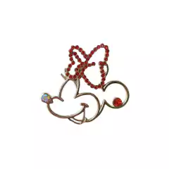 APLIQUE MINNIE DE METAL - 1 UNIDADE na internet