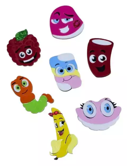 APLIQUE ACRILICO FINI - 1 UNIDADE