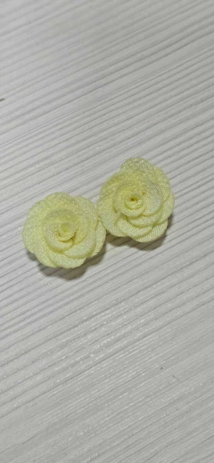 APLIQUE FLOR TECIDO - 5 UNIDADES - comprar online