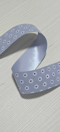 FITA COM FLOR BRANCA (38MM) - 1 METRO - comprar online