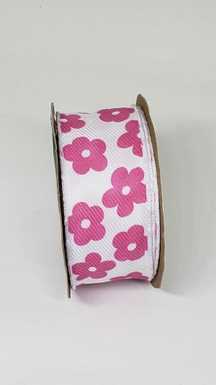 FITA PESPONTO SINIMBU FLORES (38MM) - 1 METRO na internet