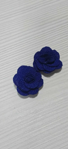 APLIQUE FLOR TECIDO - 5 UNIDADES - Cris Fitas