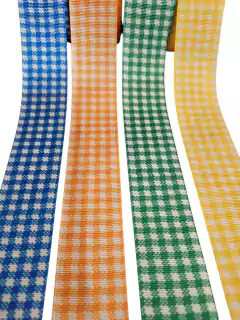 FITA ESTAMPADA XADREZ - 1 METRO (38 MM)