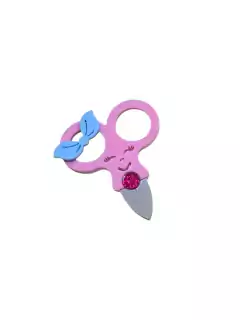 APLIQUE ACRILICO ESCOLAR TESOURA LACO BANDANA - comprar online