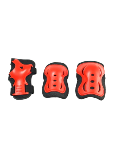 Set de Protecciones Boissy Tripack: Rodillera Codera Muñequera Color ROJO en internet