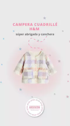 Chaqueta Cuadrille H&M en internet