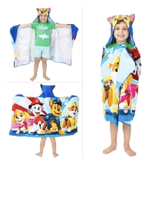 Toallon con capucha Paw Patrol Disney - comprar online