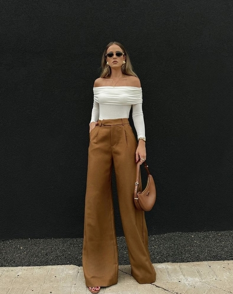 Calça Esmeral Pantalona