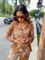 Camisa Chiffon Animal Print na internet