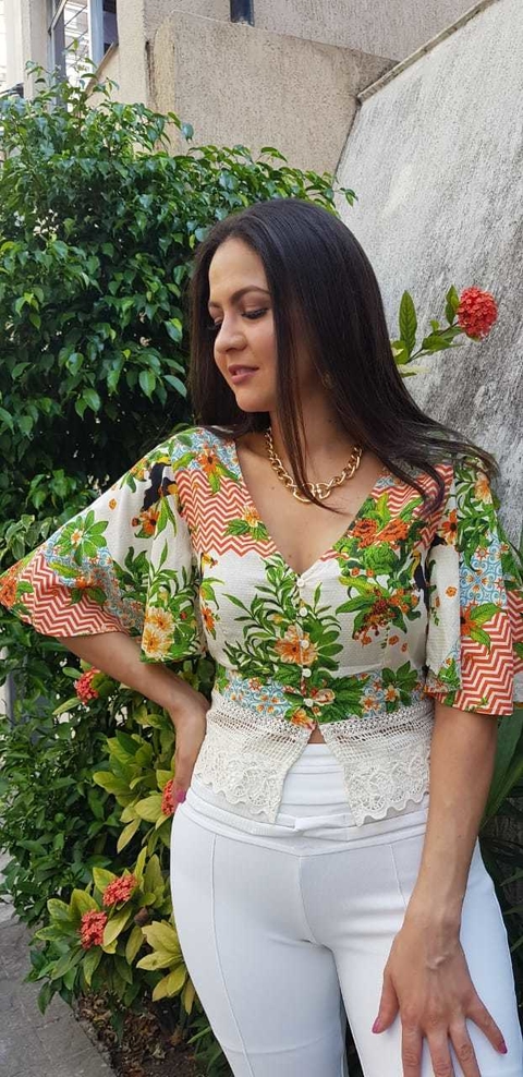 Cropped Floral