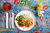 Frango ao Molho de Mostarda e Mel Caseiro, Legumes Salteados na Manteiga e Arroz Branco Soltinho (350g) - comprar online