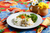 Frango Cremoso, Legumes Salteados e Arroz Branco Soltinho (350g)
