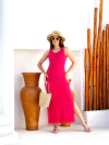 Vestido Canelado Regata Longo 13401303