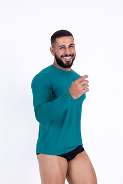 Camisa UV 50+ Adulto Manda Longa Com Costura 07601039 na internet