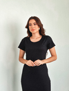 Vestido Canelado Longo 13301001