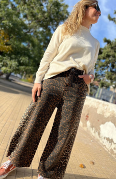 PANTALÓN WIDE PRINT - comprar online