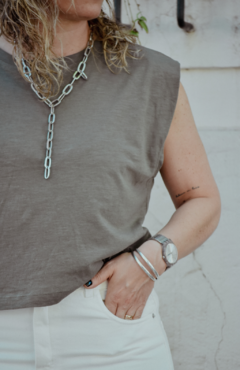 REMERA SHOULDER PLAIN - María Castaña