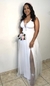 Vestido Fluido Tule soltinho com Brilho modelo Julia