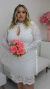 Vestido de Princesa Plus Size na internet