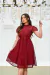 Vestido de Princesa Ana Paula Marsala - loja online