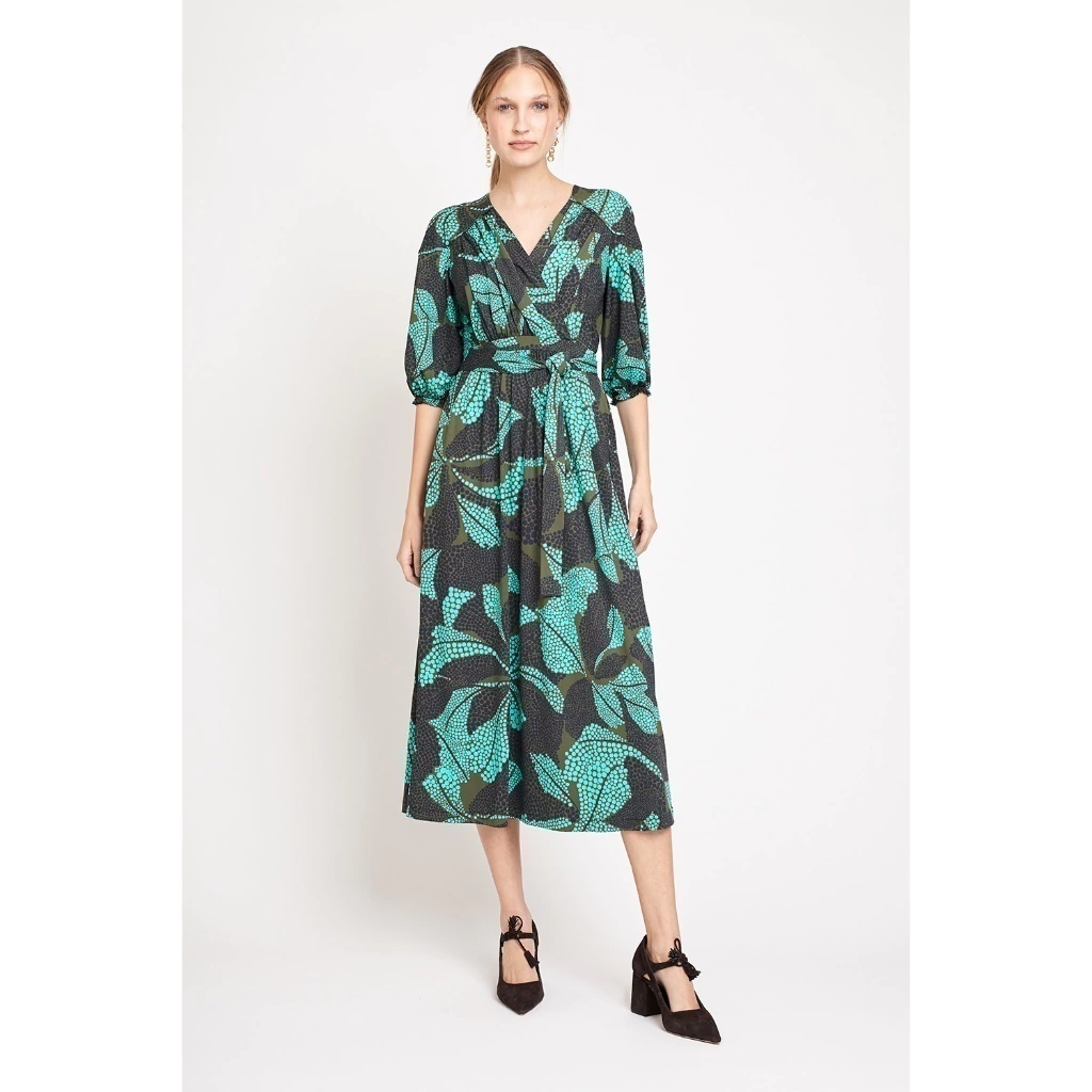 Vestido Jersey Est Suculentas Manga Kimono
