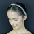 Faixa de cabelo bailarina Porta Coque ballet branco pérolas