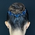 Porta Coque Bailarina Ballet Enfeite de cabelo Azul royal