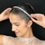 Faixa de Cabelo Regulável - Cristal - Prata - comprar online