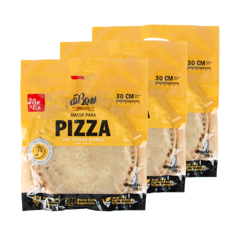 Kit 3 | Massa de Pizza Pré assada Bianca - 30cm - comprar online