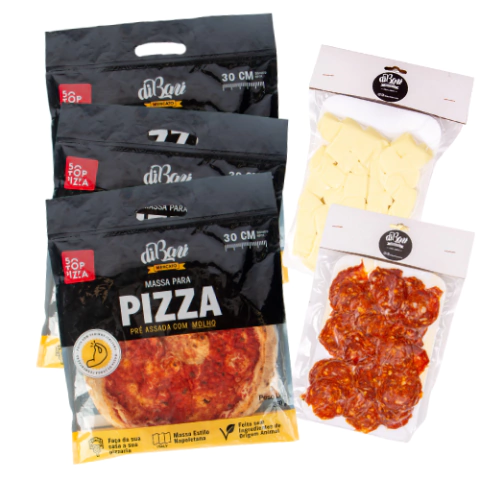 Kit Pizzas Clássicas | Massa Pré Assada - comprar online