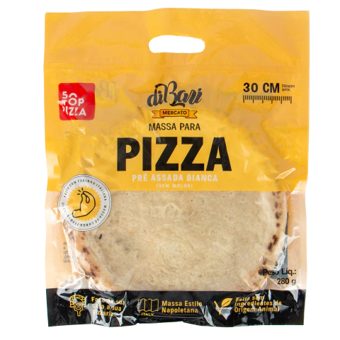 30cm | Massa de Pizza Pré assada Bianca - sem molho - comprar online