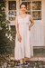 Vestido alcinha com botões - comprar online