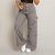 CALÇA PANTALONA CARGO CINZA - loja online