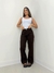 CALÇA WIDE LEG BÁSICA NUTELLA - Thay Clothing