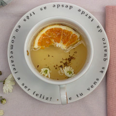 Xícara com Pires raposa - Casa Verdinha