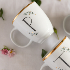 VENDA DIRETA Caneca Ramo - Iniciais e FRASE PERSONALIZADA