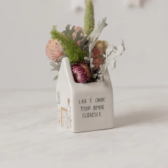 Vaso Casinha Mini - florescer - comprar online