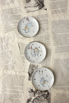 Trio Mergulho Alice 3 Pires 9cm - Casa Verdinha