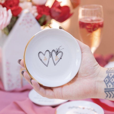 Prato 9cm Relicário Personalizavel