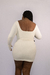 Vestido Ada Mini (manga longa) - Off-white - comprar online