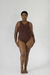 Body Segunda Pele - Marrom - comprar online