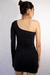 Vestido Nula (manga longa) - Preto - comprar online