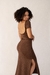 Vestido Anne Longo - Café Torrado - Bruna Bohac Store