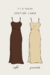 Kit Vestido Luna 2 Peças (café e puncake) - comprar online