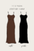 Kit Vestido Luna 2 Peças (preto e Café) - comprar online