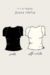 Kit Blusa Cintía 2 Peças (preto e off) - comprar online