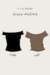 Kit Blusa Marina 2 Peças (preto e café) - comprar online