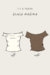 Kit Blusa Marina 2 Peças (off e café) - comprar online
