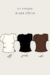 Kit Blusa Cintia 3 peças (off-white, preto, café) - comprar online