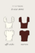Kit Blusa Anne 2 Peças (off-white, marrom) - comprar online